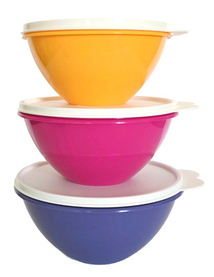 Tupperware Classic Wonderlier  Bowls 4.5 , 3.25 And 2 Cup Capacity Set of 3 NEW