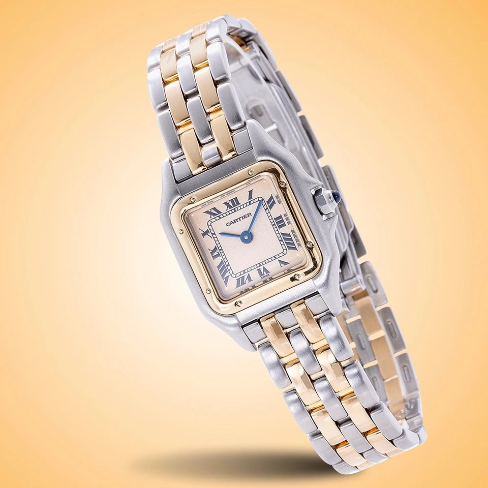 Cartier Panthère Small Size Quartz Yellow Gold / Steel Ladies Watch W25029B6 - Image 3 of 4