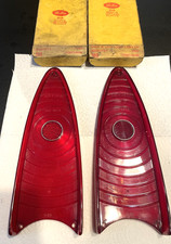1960 Mercury Stop And Tail Light Lens Set Nors Glo-brite Comf-13444a 1960 Mercury Stop And Tail Light Lens Set Nors Glo-brite Comf-13444a