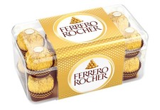 Ferrero Rocher 16 Pieces - Quality Chocolates - Milk & Hazelnut Gift Box
