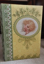 The Gifted Line Punch Studio Slip In Photo Album Holds 324 4"X6"  Sleeping Baby