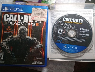 Both Sony PS4 Call Of Duty: Black Ops 3 & Call Of Duty: Advanced Warfare