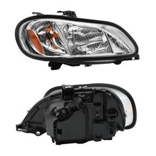 Compatible With Freightliner M2 2004-2013 Headlight Assembly Chrome Pair