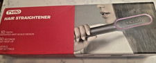 Tymo Ring Plus Ionic Hair Straightener W/ Comb Brush/ Red NEW Open Box