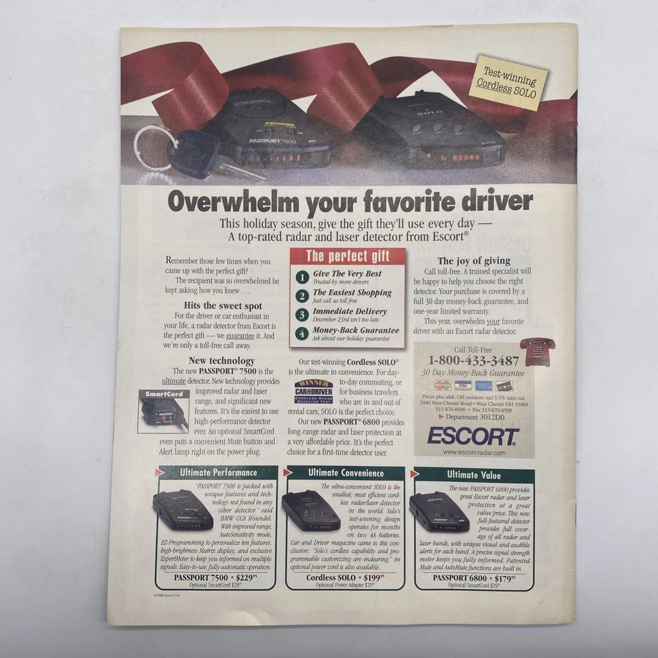 AutoWeek Magazine December 2000 Pontiac Aztec Pebble Beach - Image 2 of 4