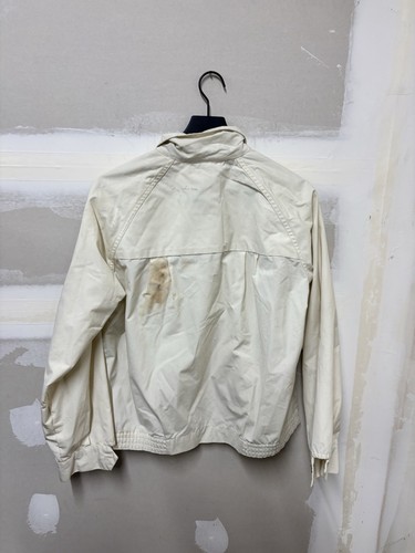 Vintage Peters Sportswear Cream Jacket Sz M Wash & Wear All-Weather - Picture 3 of 8