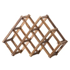 Stackable Wine Cellar Racks Wooden Wine Bottle Holder Shelf for Home Kitchen Bar