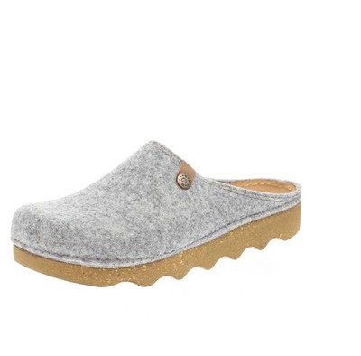 Inblu Stoff Hausschuhe mit hoher grauer Sohle - Größe 38 [24,6 cm] Schuhe