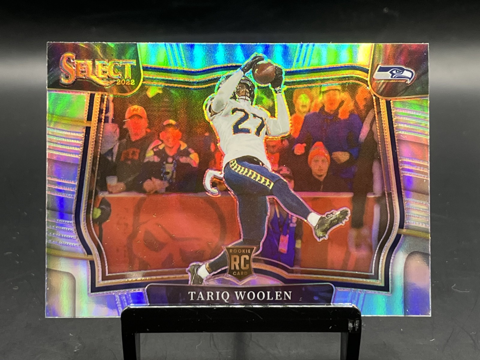 2022 Panini Select Tariq Woolen #490 Field Level Silver Prizm RC