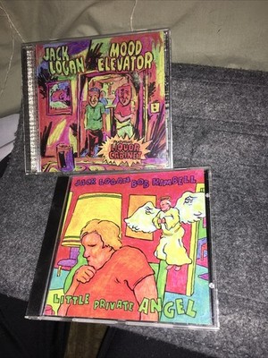 JACK LOGAN CD LOT Little Private Angel+Mood Elevator Liquor Cabinet Bob Nimbell