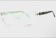 Kate Spade New York Arctine Clear Acetate Square Full Rim Eyeglass Frames