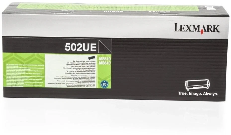 Lexmark 50F2U0E (502UE) Cartouche de toner Noir authentique (TVA incluse) - Photo 1/1