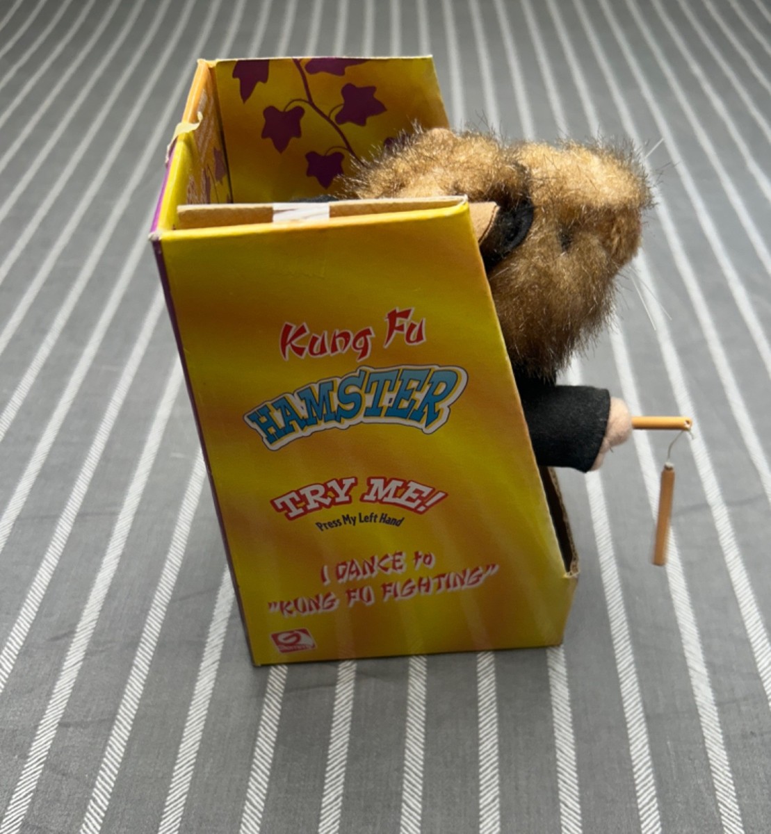 Gemmy Kung Fu Dancing Hamster - Needs Batteries Aa144 for sale