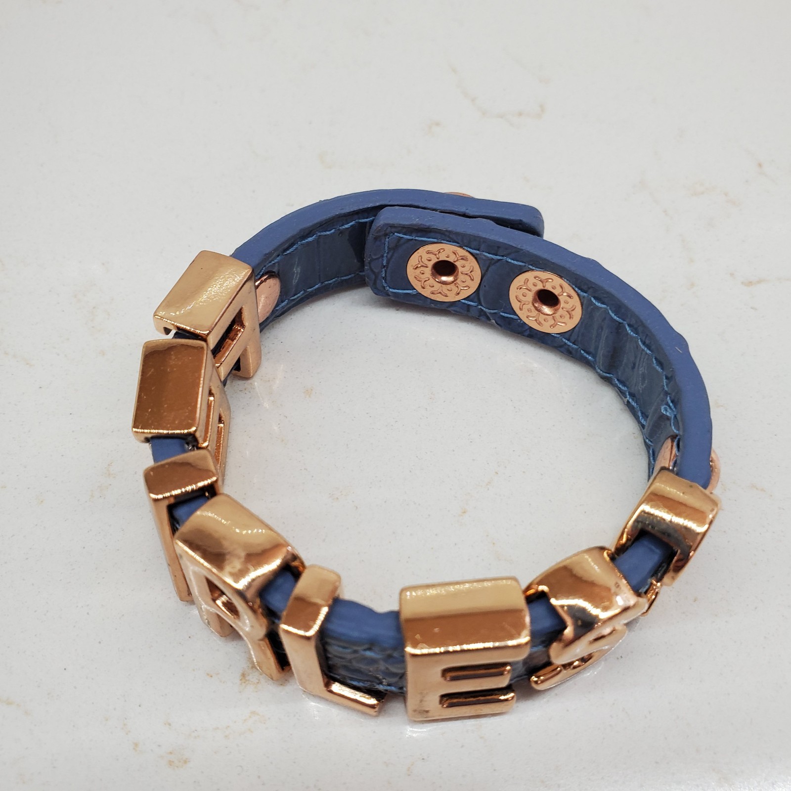 FEARLESS BCBGeneration Blue Snap Strap Bracelet L… - image 18