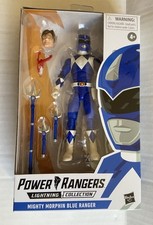 HASBRO MIGHTY MORPHIN Blue Ranger Power Rangers Lightning Collection- READ