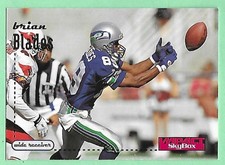 1996 Skybox Impact Football Brian Blades #134 Seattle Seahawks👍