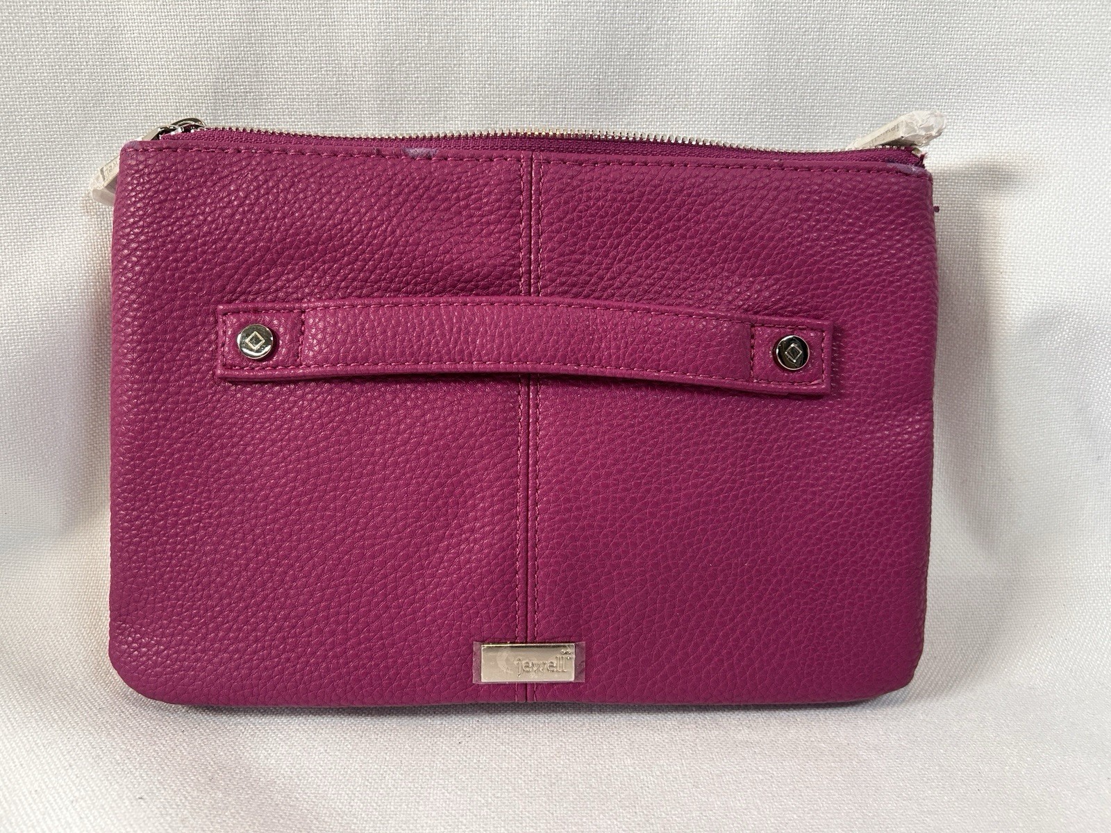 Bolso de Mano Thirty One Jewell Guijarro Estilo Callejero Cuero Vegano Magenta