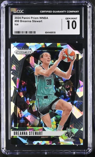 2024 Panini Prizm WNBA Breanna Stewart #99 Ice Basketball CGC 10