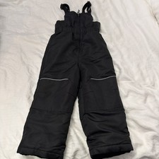 Swiss Tech Toddler Kids Snow Bib Overalls Size 4T Performance Gear Black