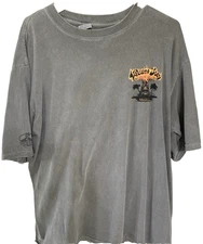 Volcano Joe's "Burn & Grill" Crater Dyed® Short Sleeve Crewneck T-Shirt size L