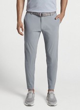 Peter Millar Crown Crafted Blade Performance Pants Gale Grey Golf Mens 32 - 36
