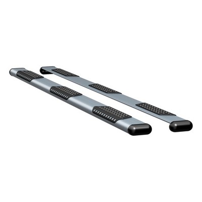 O-Mega II 114'' Wheel to Wheel Silver Aluminum Side Steps Luverne 583114-571448