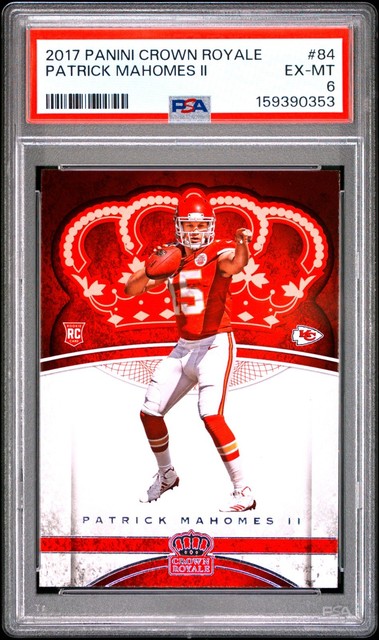 Patrick Mahomes 2017 Panini Crown Royale