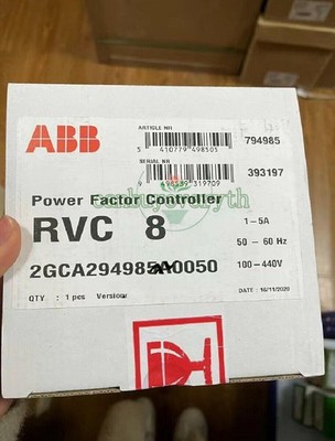 1PCS New ABB RVC-8 RVC8-1/5A Power Factor Controller In Box