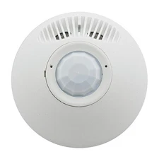 HUBBELL WIRING DEVICE-KELLEMS ATD1000CRP Occ Snsr,PIR/Usonic,24V DC,1,000 sq ft