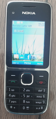 Téléphone Portable Nokia C2-01 Noir - Tout Opérateur - Occasion Super état Testé