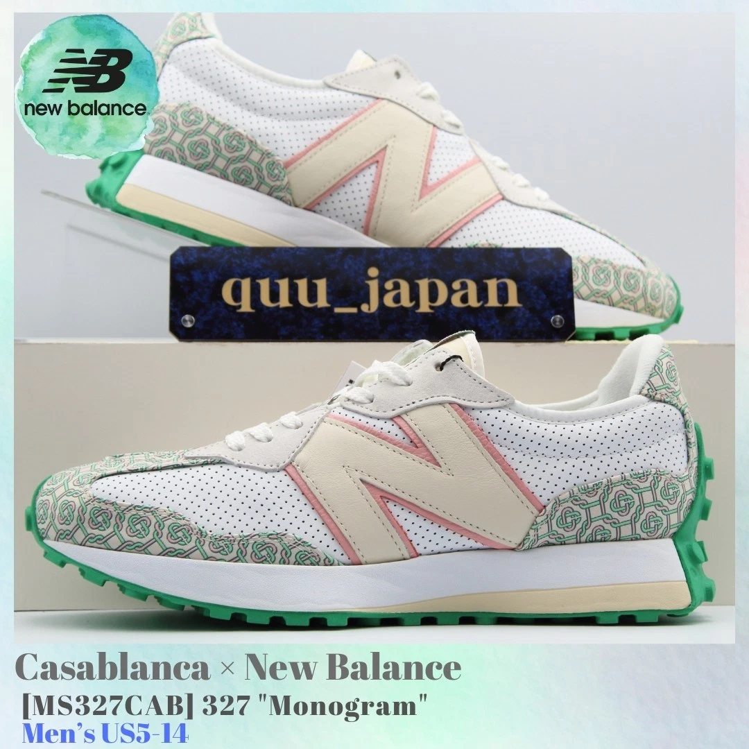 Preços baixos em New Balance Casablanca x 327 Munsell White Green