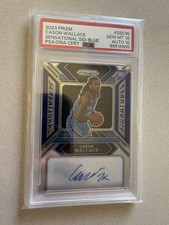 2023 Panini Prizm Cason Wallace RC Auto Blue PSA 10 /49 Rookie 1/1 Population