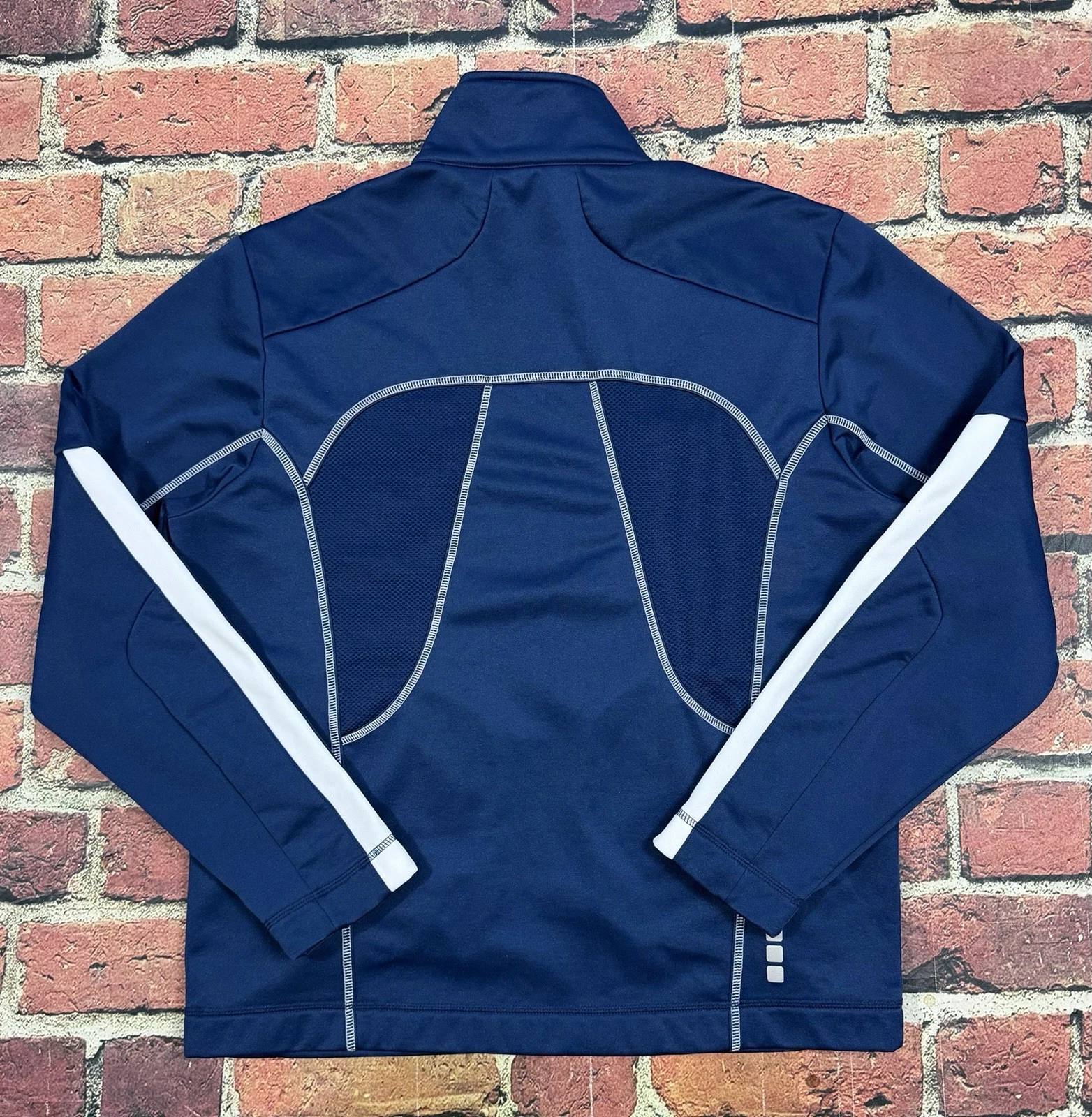 Mercedes-Benz Navy Blue Softshell Full Zip Performance Jacket Men’s Large - product detail image 2