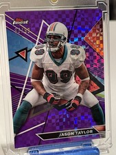 2023 Topps Composite Finest Jason Taylor #206 Purple Checkerboard Refractor /99