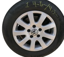 1x Passat Golf Alufelgen Felgen Felge 15 Zoll 1K0601025A 6,5Jx15 ET50 Misano VR