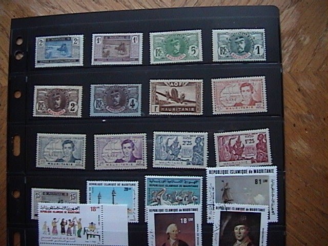 MAURITANIA - SELECTION OF MINT & USED STAMPS, LITTLE DUPLICATION