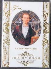 CONNOR BEDARD 2025-26 Flair Hockey TROPHY ROOM #TR-14 CHICAGO BLACKHAWKS Mint