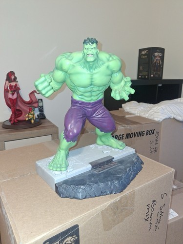 THE INCREDIBLE HULK - Cold Cast Porcelain Statue // Porcelaine // Hard Hero EUR 299,00 - FR