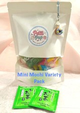 15 Mochi Dessert 5 Flavors Japanese Green Tea Handmade Phone Charm (Gift Set)