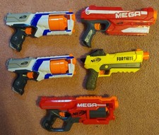 Nerf Dart Gun Lot 5 Units: USED