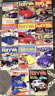 11 Hot VWs Magazine Year 2000 Volkswagen BUS BUG VAN BEETLE GHIA DUNE BUGGY VW