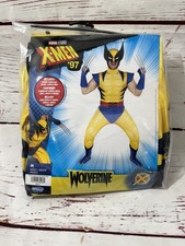 New Marvel X-Men Wolverine Halloween Costume Adult Sz med dress up cosplay mask