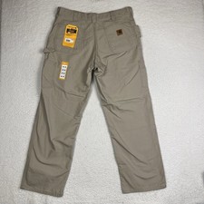 Carhartt BN0151-M Loose Fit Tan Canvas Utility Work Pant 36x30 Mens Brand New