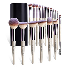 Makeup Brush Set 18 Pcs Professional Foundation Powder Concealers Eyeshadow Blus