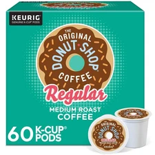 The Original Donut Shop Regular Coffee, Keurig K-Cup Pod, Medium Roast, 60 Count