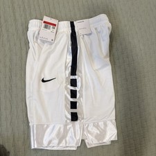 Nike Boys' Dri-FIT Loose Fit Basketball Shorts White Size Large New MSRP: 35