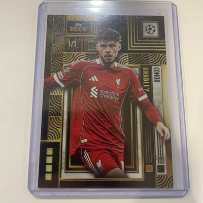 2025-26 Topps Deco UCC Soccer Current Stars Liverpool 1 Of 1 - Conor Bradley