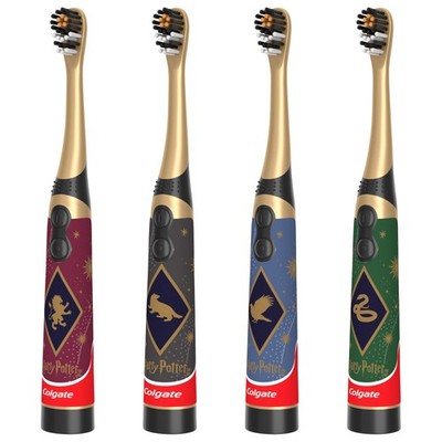 Colgate Harry Potter Kids Battery Toothbrush 1 Count (Pack of 1), Multicolor