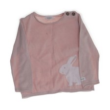 Newbie by KappAhl, Strickpullover, Größe: 80, Pink/Weiß, Baumwolle, Batik #ydU