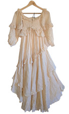 NWT Spell & The Gypsy / Free People Clementine Smocked Tiered Mermaid Dress XS